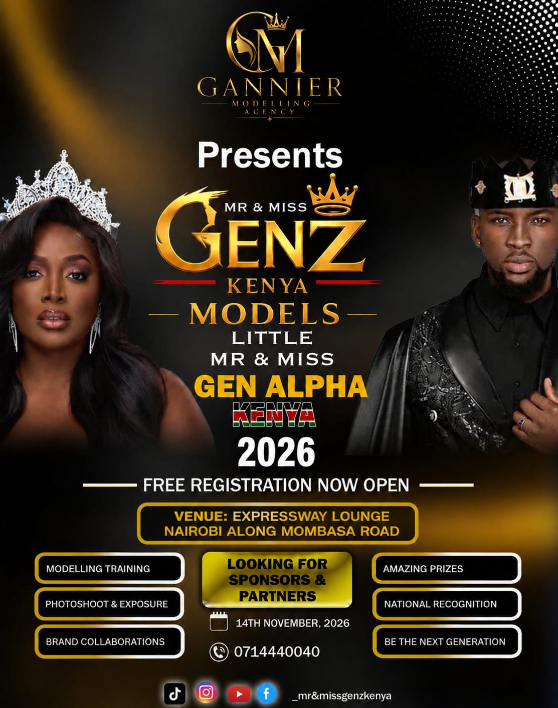 Mr & Miss GenZ Kenya Models 2026