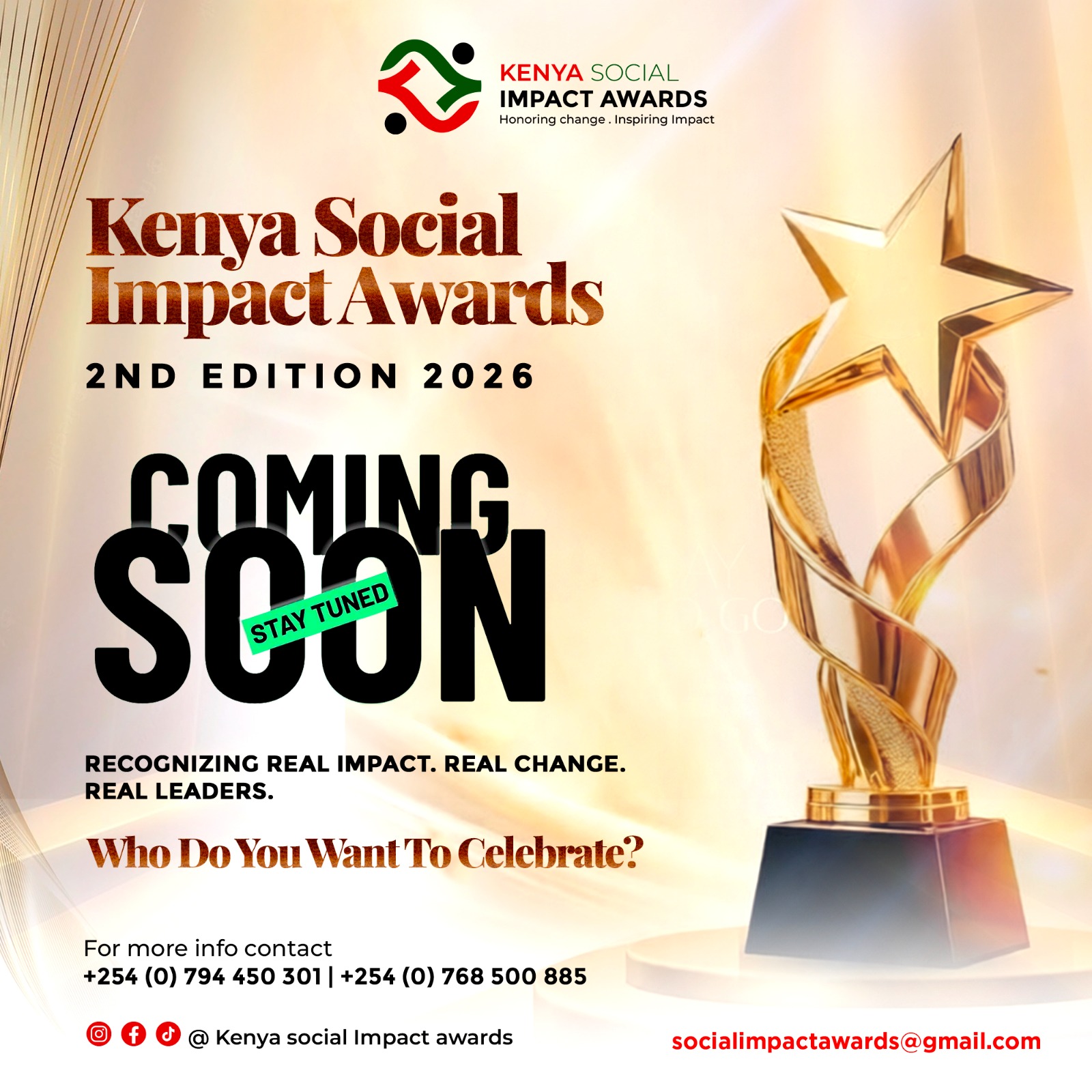 Kenya Social Impact Awards 2026 — 2nd Edition