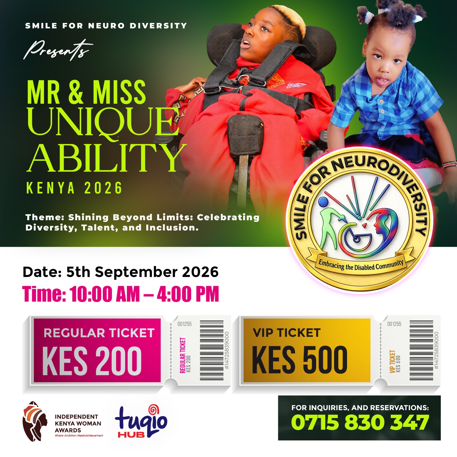 Mr & Miss Unique Ability Kenya 2026