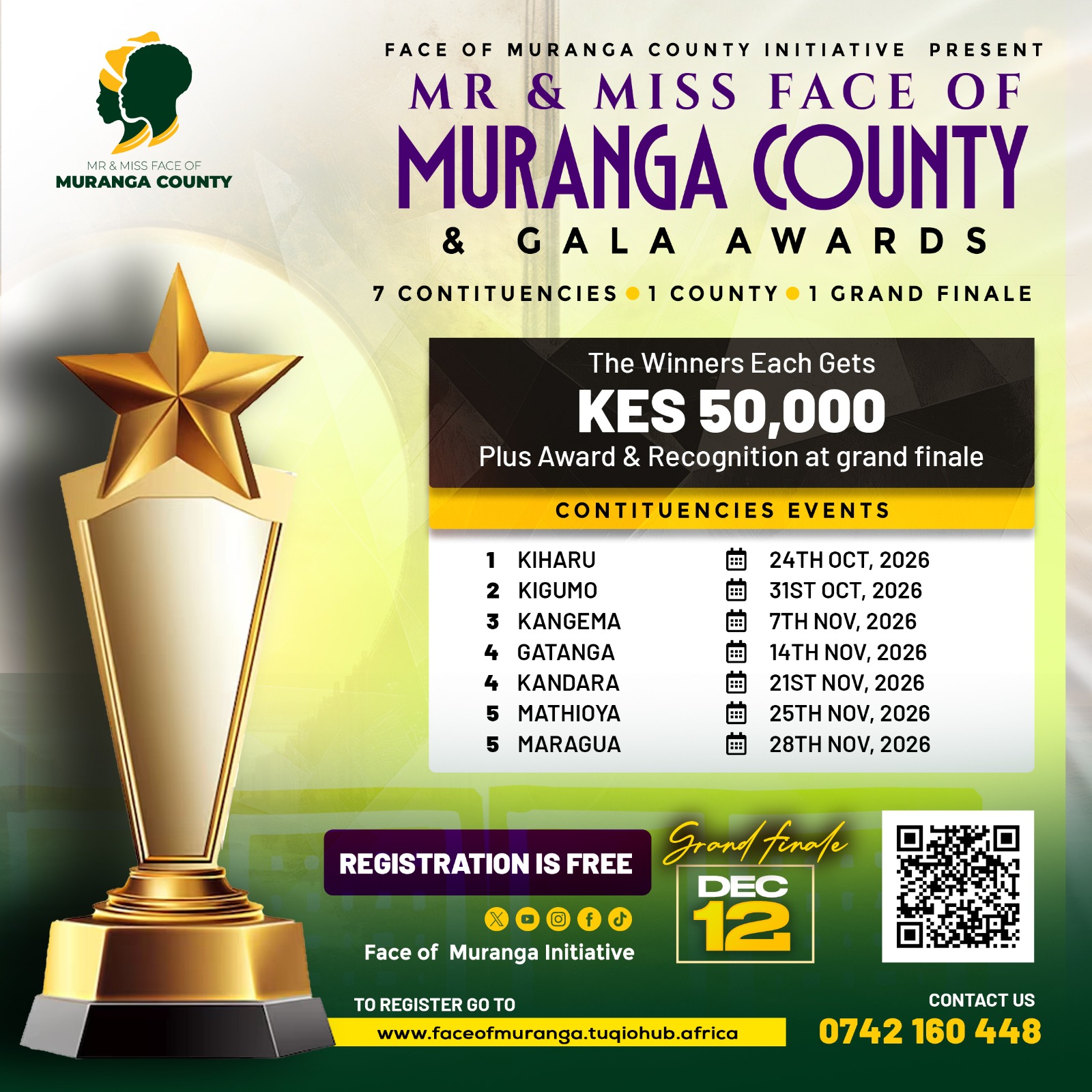 Mr & Miss Face of Murang'a County Awards 2026