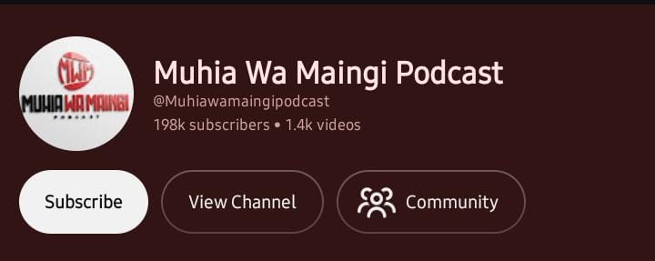 Muhia Wa Maingi Podcast