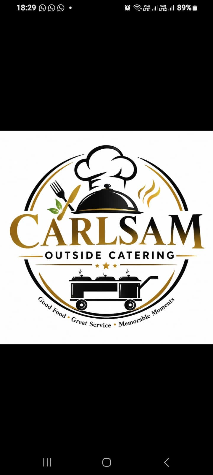 Carlsam outside catering